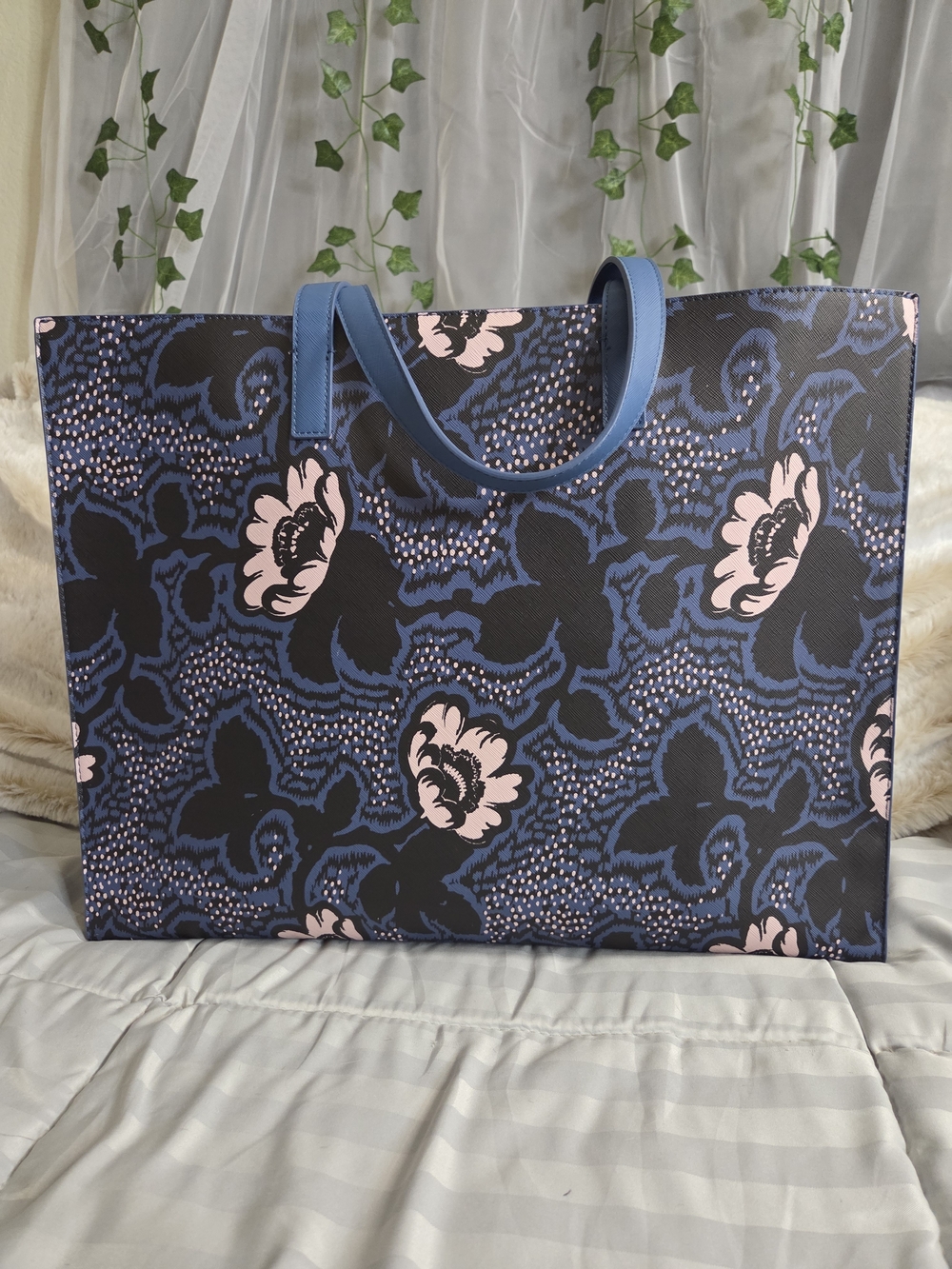 NWT - Ted Baker London Dielcon Graphic Floral Large Shopper Bag - Picture 6 of 11